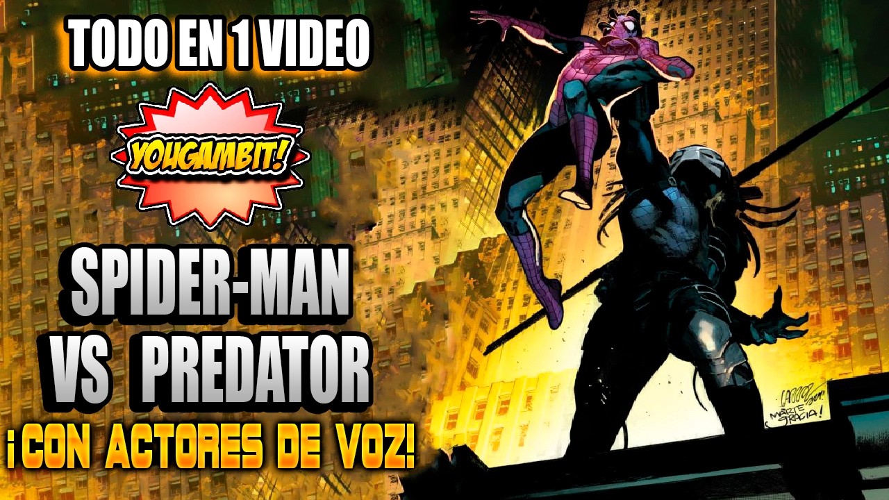 VIDEOCOMIC: SPIDER-MAN y KRAVEN vs DEPREDADORES 🕷️ Película Completa con Actores de Voz 🕷️ YouGambit