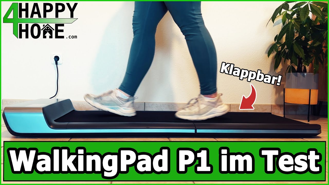 WalkingPad P1 im Test 🏃 Klappbares Laufband für den Schreibtisch zuhause [deutsch]