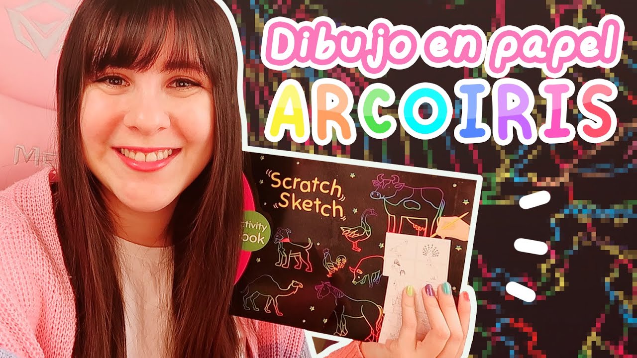 Dibujo con papel arcoiris 🌈
