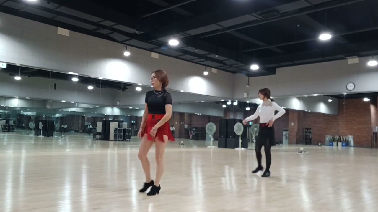 👉[Demo] Through The Nightㆍ스르 더 나잇 라인댄스ㆍ초중급 룸바 라인댄스