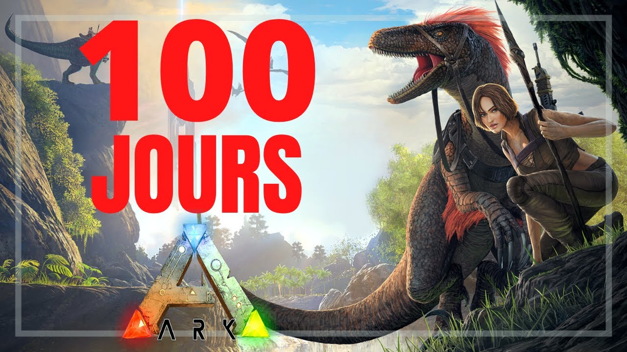 (REUPLOAD) Survivre 100 Jours avec des Dinosaures en Hardcore ( ARK Survival Evolved )