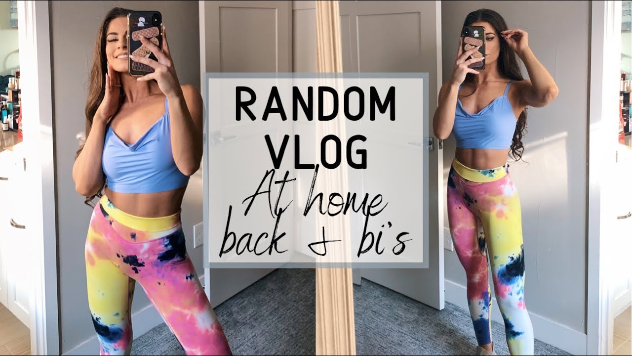 Vlog | Back & Bi's Workout