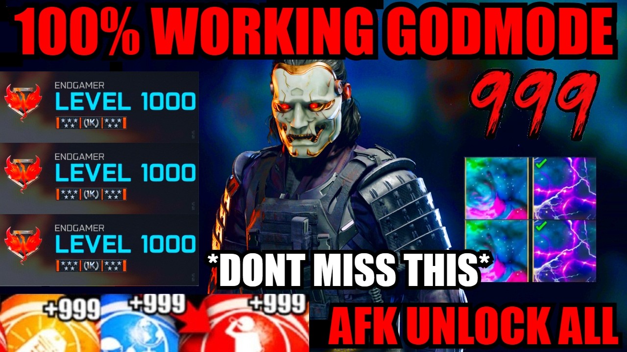 *NEW* AFK UNLOCK ALL GLITCH on KOWAKOJU! BROKEN XP/CAMOS/ROUND 999! BO7 GLITCHES! BO7 ZOMBIES GLITCH