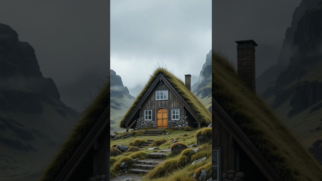 Would You Live in a Moss-Covered House? 🏡🌿 | Icelandic Turf Home Tour