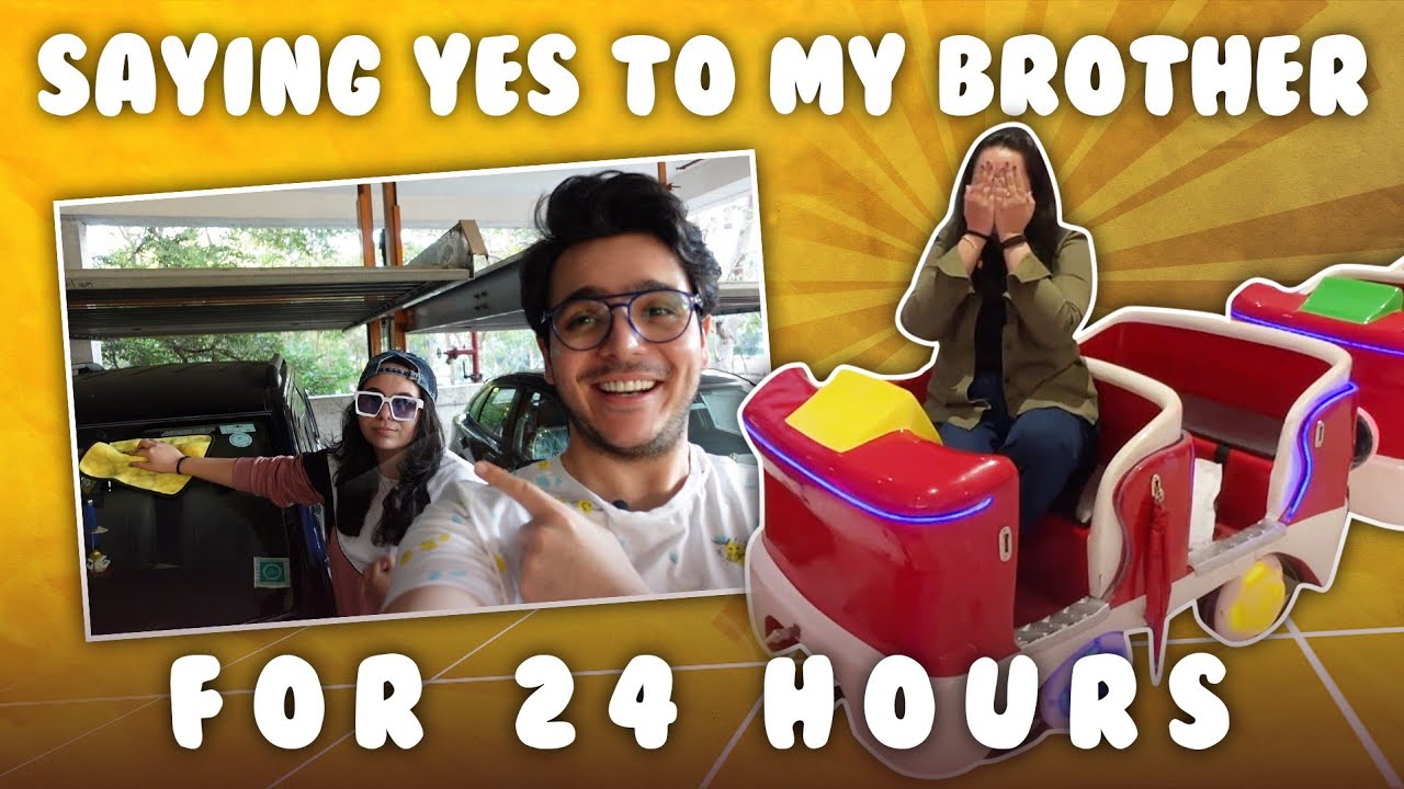 SAYING YES TO MY BROTHER FOR 24 HOURS CHALLENGE | SONU ANADKAT | #ad #paidpromotion #coindcx