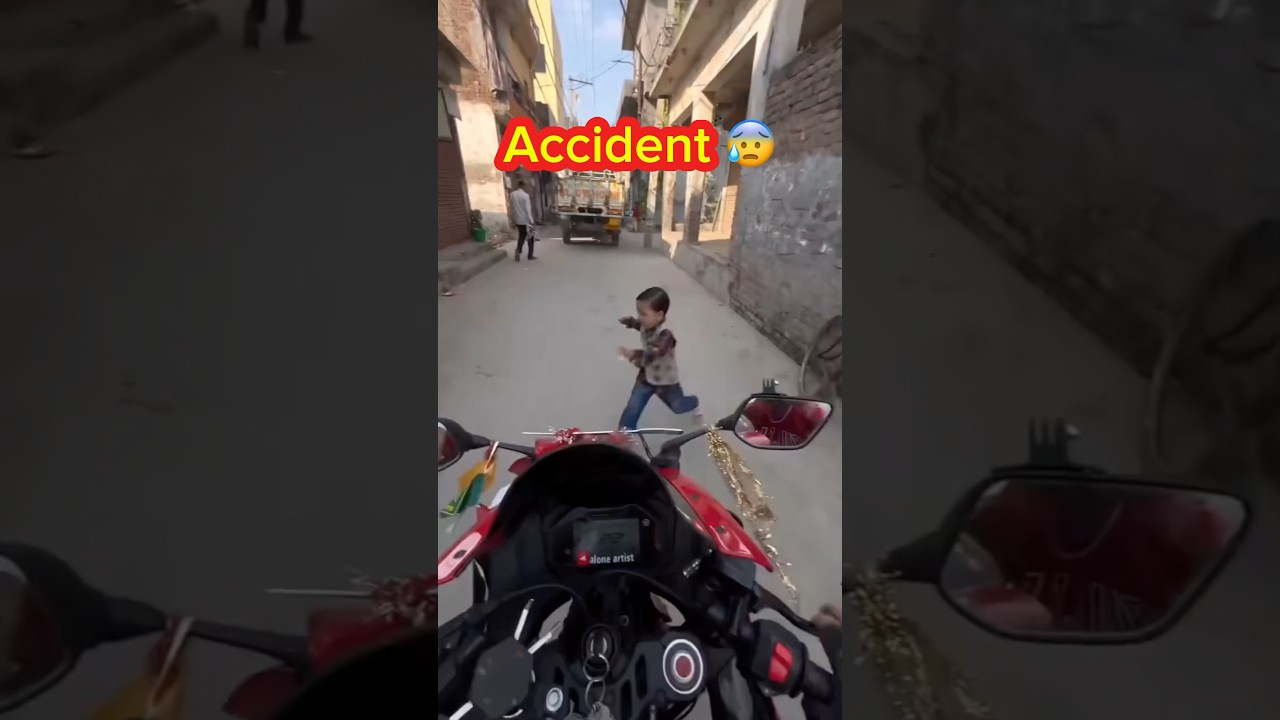 Bike Accident A baby 😱 #accidenttrector #baby #road #shorts #savebaby #bikeaccdint #bikelover