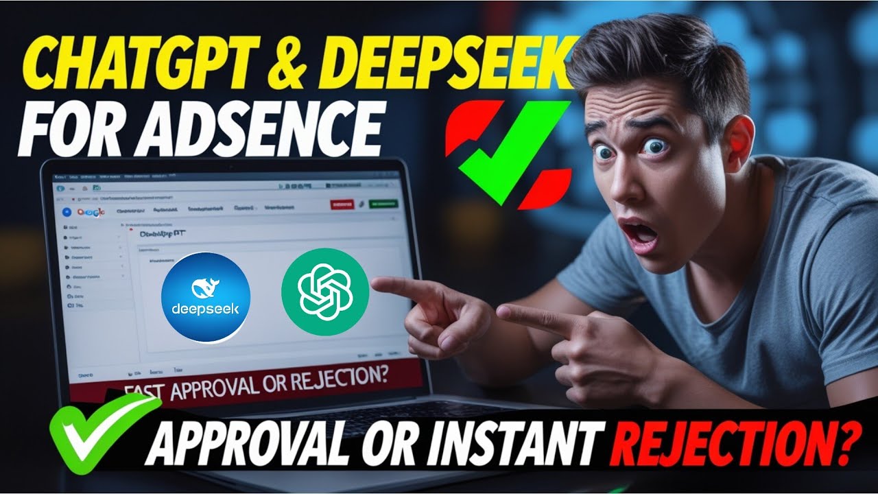Напишите статью с Chatgpt и Deepseek | Быстрое одобрение AdSense 👍 #bloggingtips #googleadsense