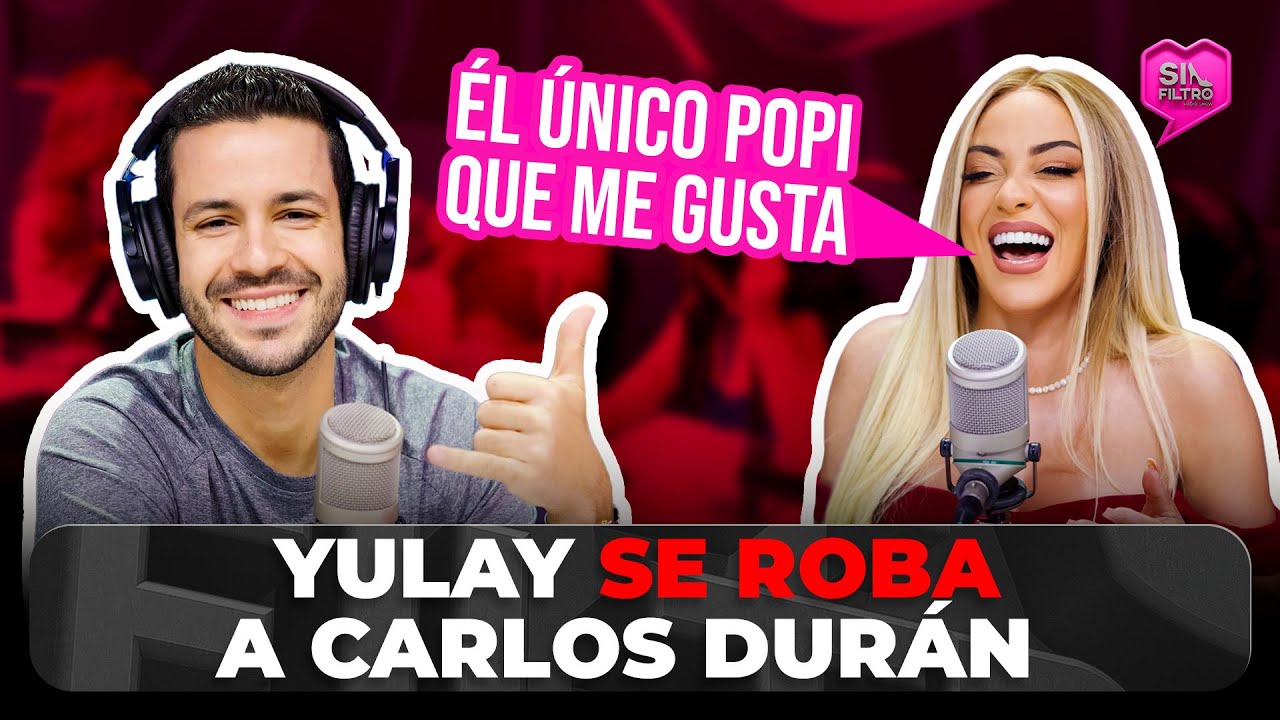 YULAY SE ROBA A CARLOS DURÁN EN PLENA ENTREVISTA: 