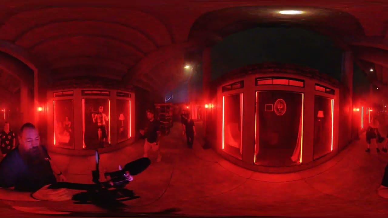 360 VR Blood Light District #2|  #HowlOScream #Seawold #Orlando #DREADPOOL