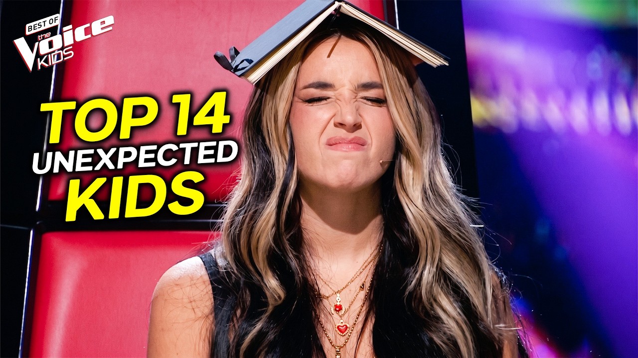 TOP 14 UNEXPECTED Moments of The Voice Kids Stage!
