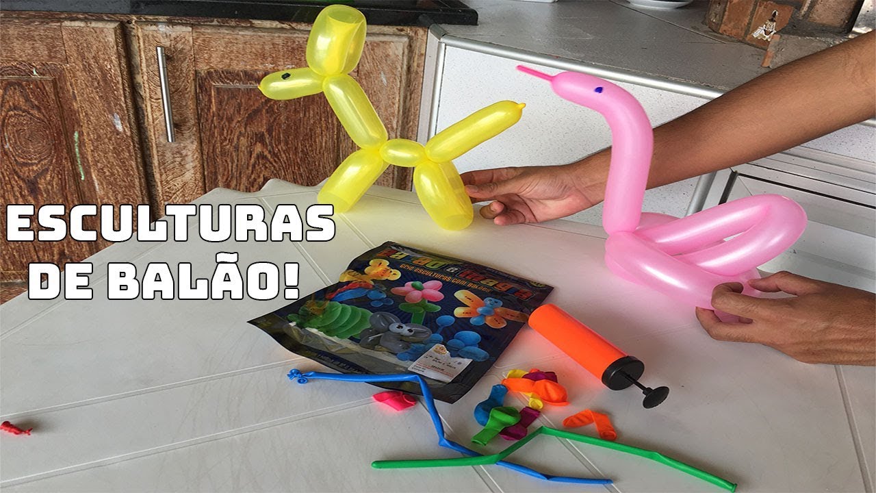 O BRINQUEDO QUE ENSINA A FAZER ESCULTURAS DE BALÃO!