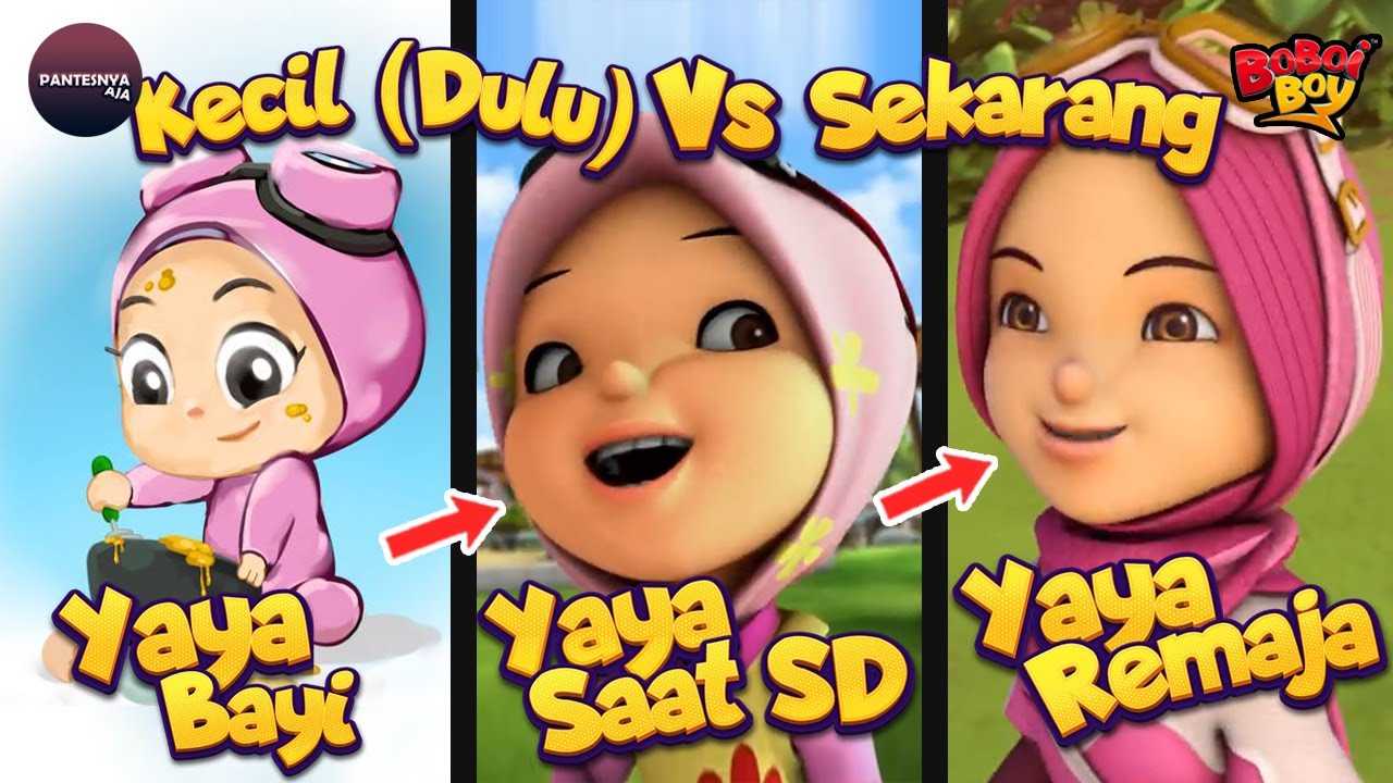 15 Karakter BoBoiBoy Kecil Vs Sekarang
