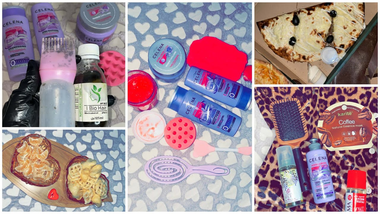 روتيني يومي من طبخ وعناية بالشعر والجسم 🩷🎀🛍️🌸