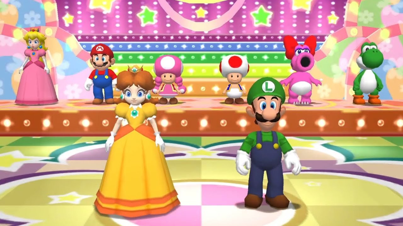 Mario Party 7 // Все мини-игры для 8 игроков [Дэйзи и Луиджи]