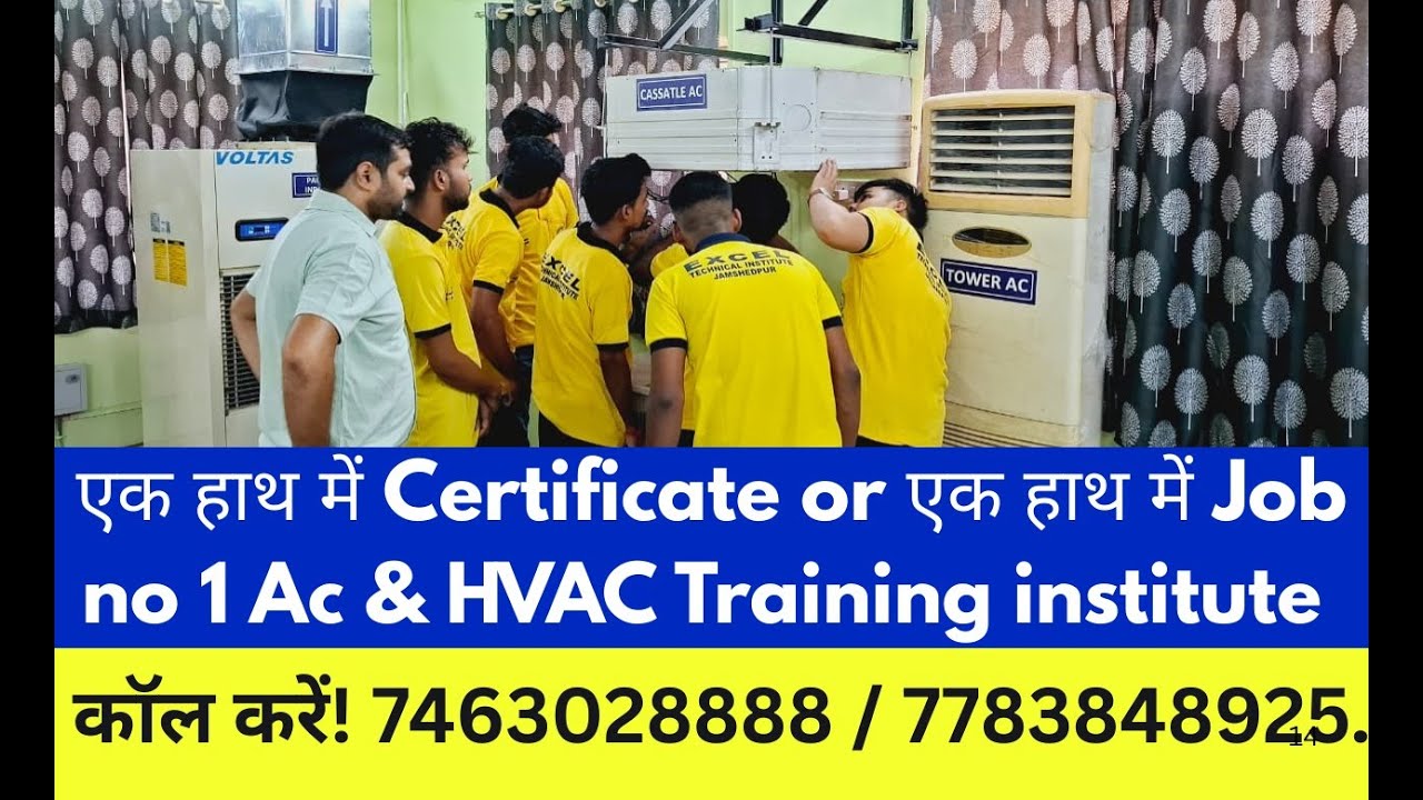 No.1 AC & HVAC Training Institute | Certificate + Job | Best HVAC Course in Jamshedpur