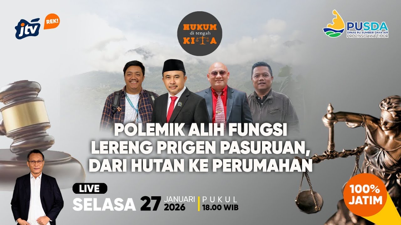 POLEMIK ALIH FUNGSI LERENG PRIGEN PASURUAN, DARI HUTAN KE PERUMAHAN