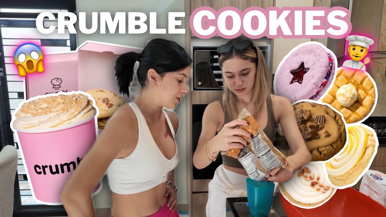 HICIMOS LAS FAMOSAS GALLETAS CRUMBLE COOKIES😱 *sale mal* | Hermanas JM