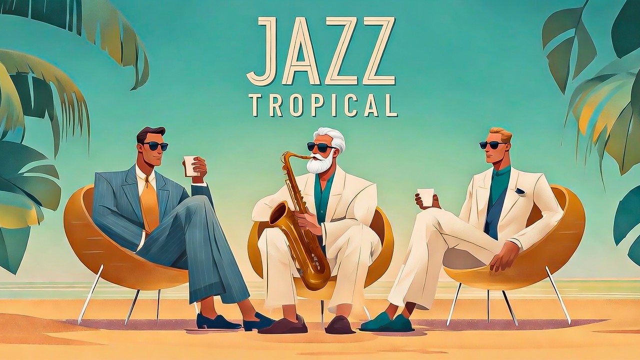 🎷 Tropical Smooth Jazz Sax | Summer Beach Relaxing Jazz Vibes