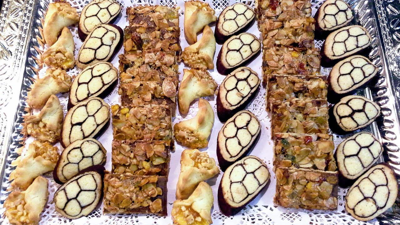 حلويات العيد الاقتصادية بدون زبدة بكمية وفيرة وأشكال مختلفة والمداق رهيب  gâteaux l'aid