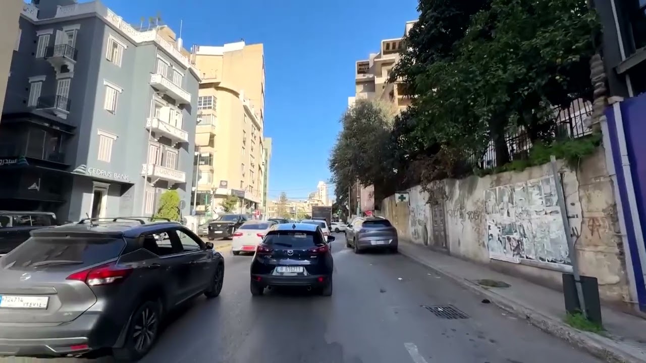 Bumper to bumper traffic in Beirut after Israeli evacuation order