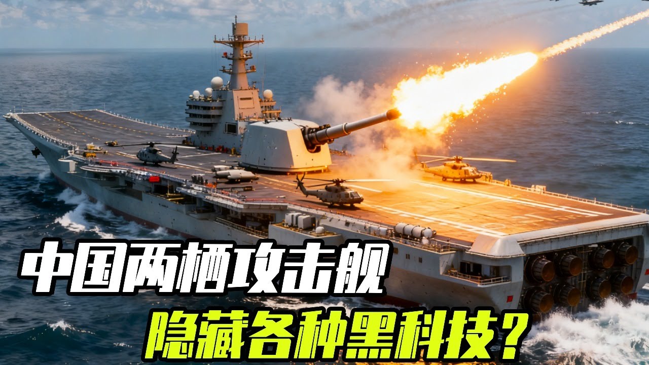 这玩意叫两栖攻击舰？隐藏各种黑科技，谁还敢嘲笑中国实力弱【科学火箭叔】