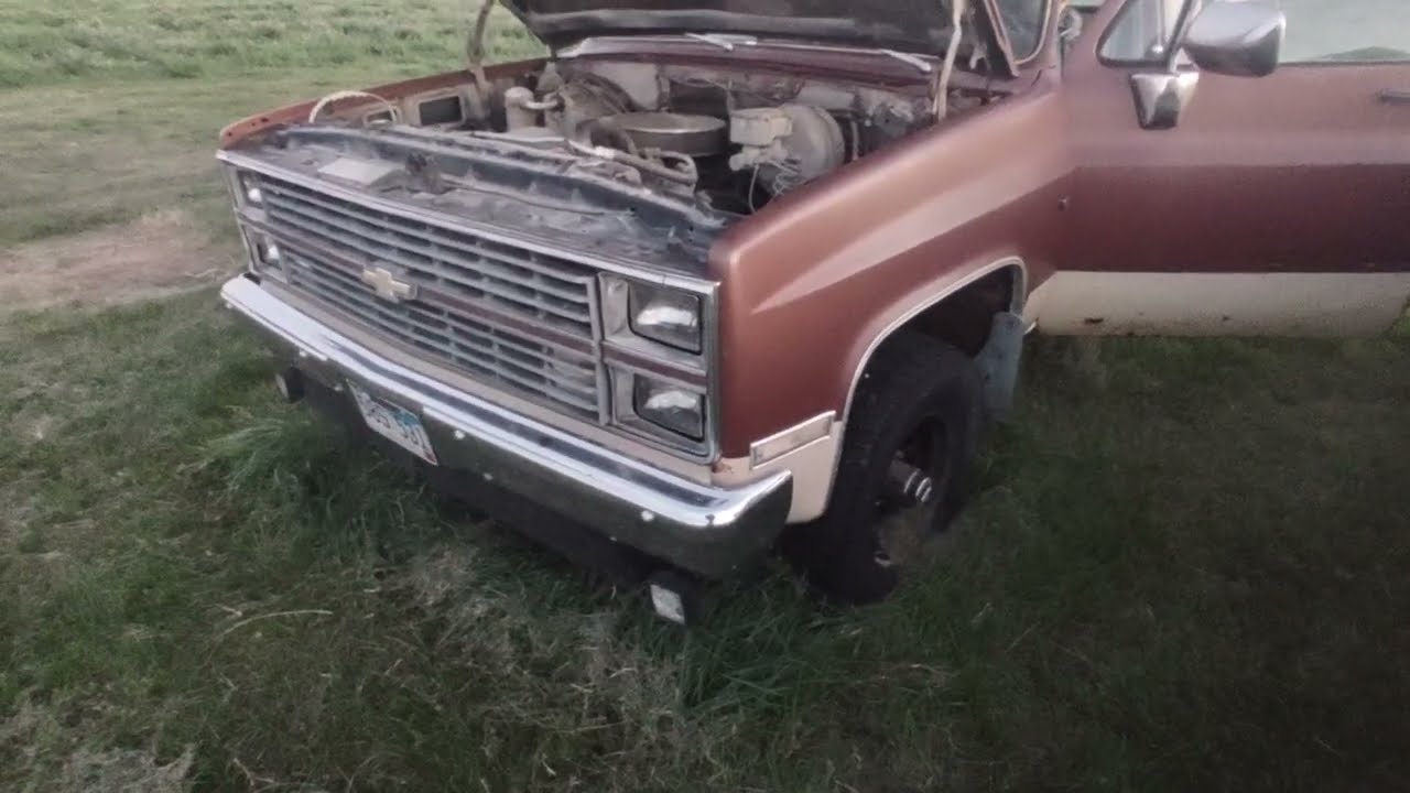 1983 Chevy Suburban Cold Start после 5 месяцев #Silverado#edelbrock#Sbc350