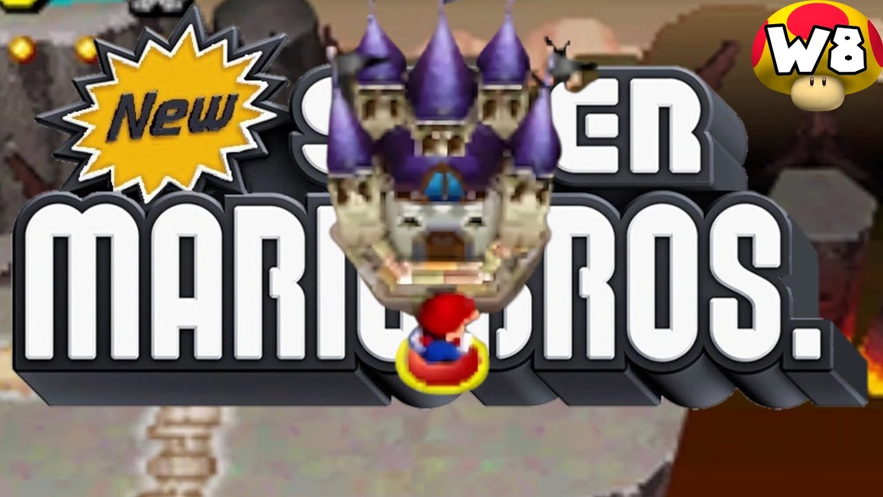 New Super Mario Bros | World 8: Not another twist... Bowser needs new material...