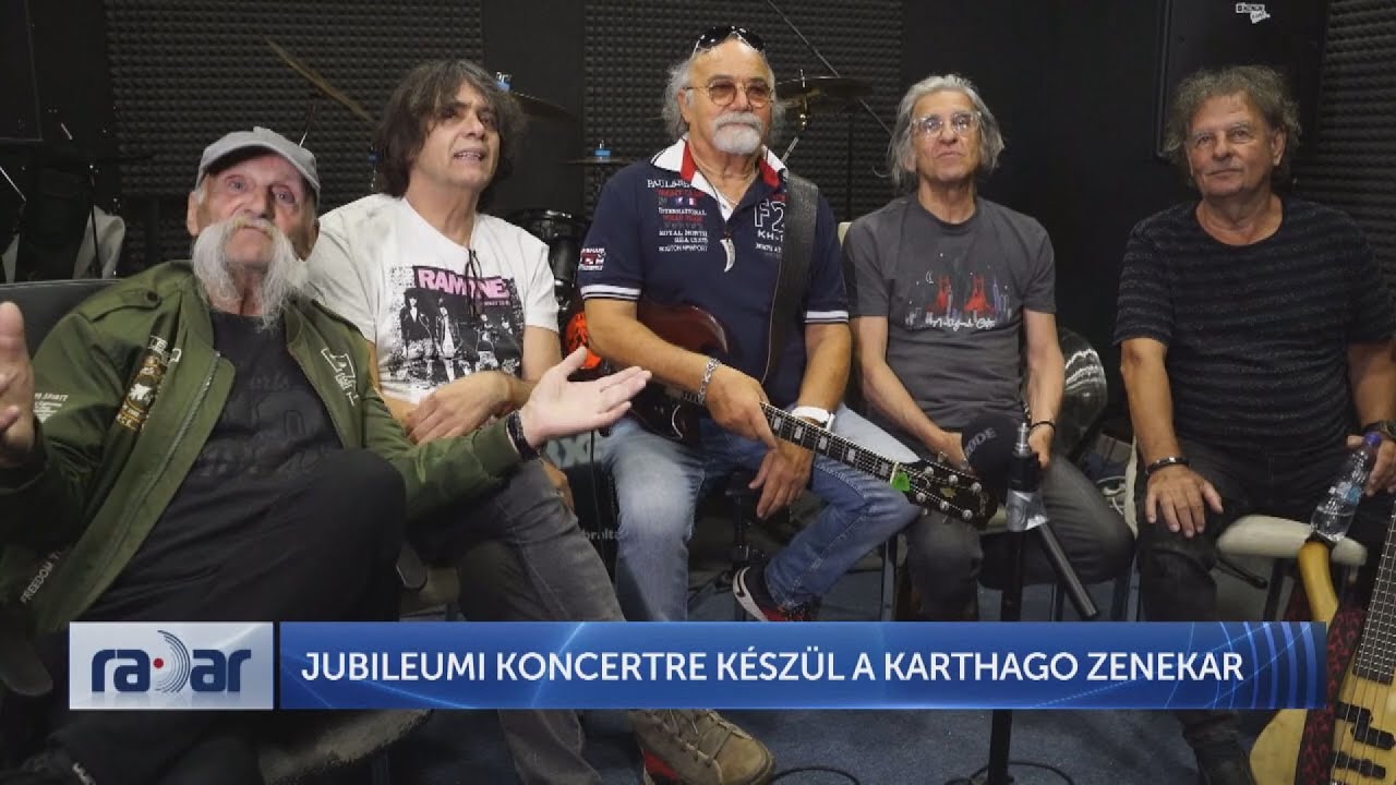 Radar – Jubileumi koncertre készül a Karthago zenekar (2024-05-16) - HÍR TV