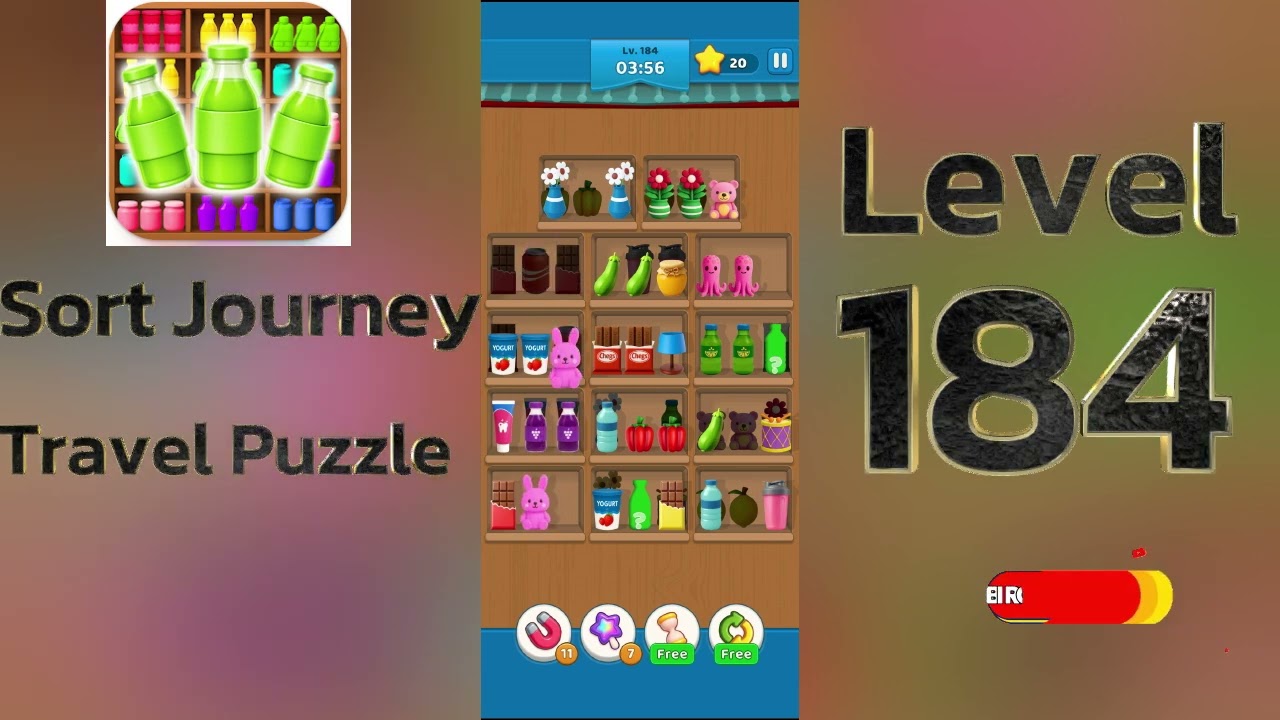 Sort Journey Travel Puzzle Level 184 Walkthrough 🧩✈️ | Relaxing Travel Sorting Game | Go Answer