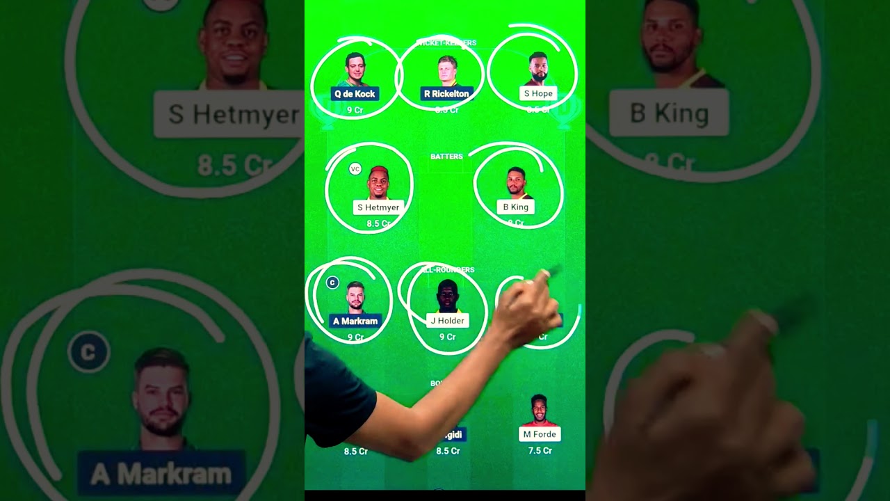 WI vs SA Dream11 Prediction WI vs SA Dream11 Team WI vs SA Dream11 Prediction