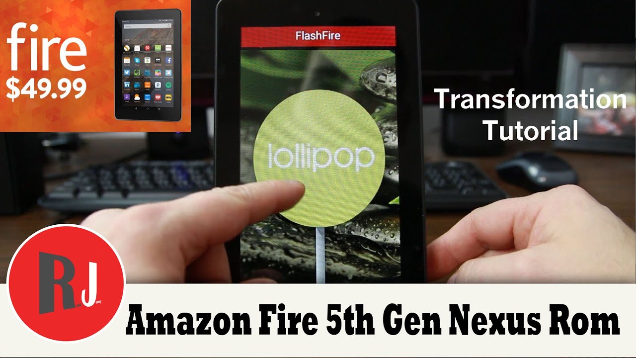 Установка ROM Amazon Fire 5-го поколения AOSP Nexus с приложением Flash Fire