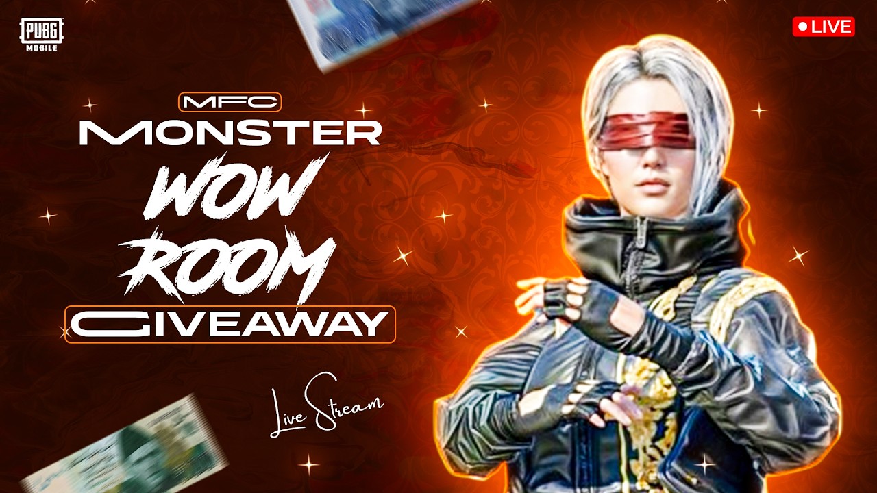 🔴💲UC & CASH Giveaway⚡ | Custom Rooms PUBG Mobile 😎 - New Update Live Stream | MFC MONSTER