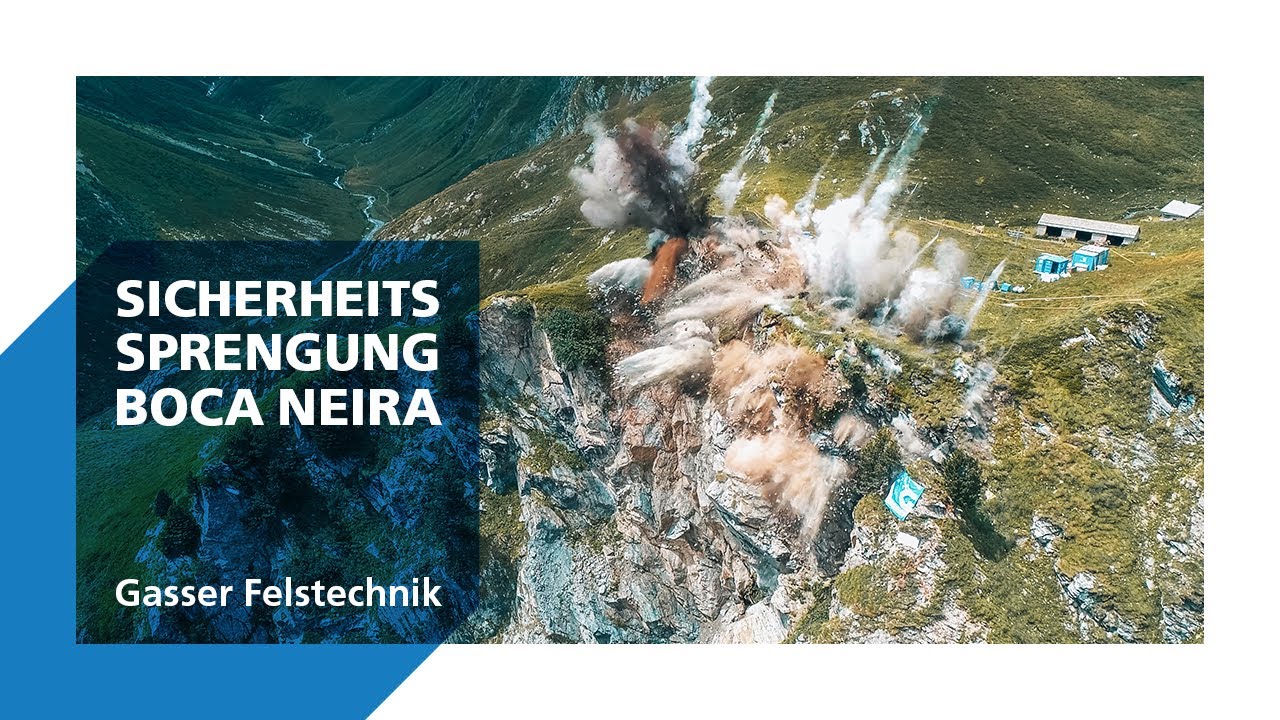 Sicherheitssprengung Boca Neira | Gasser Felstechnik