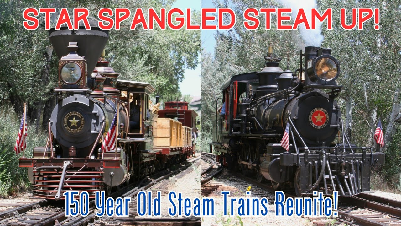 OLDEST Narrow Gauge Trains Reunite at the Star Spangled Steam Up!