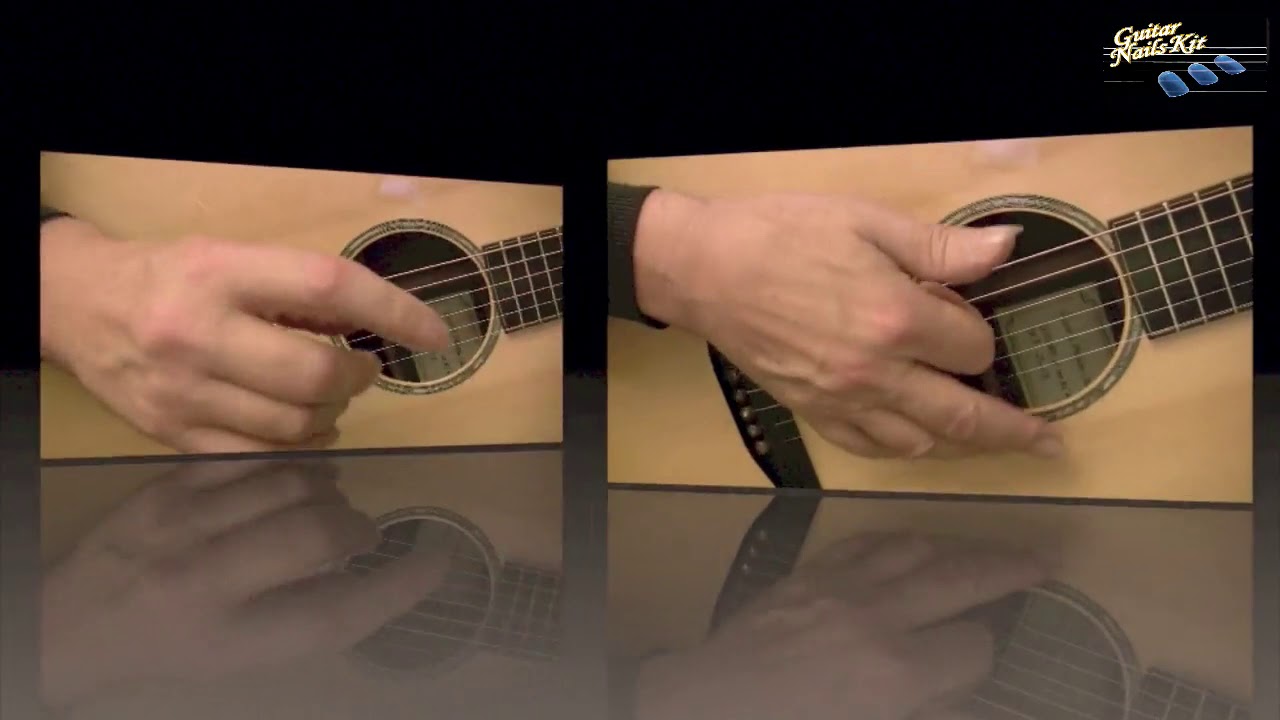Guitar Nails Kit - technical presentation of the product.
