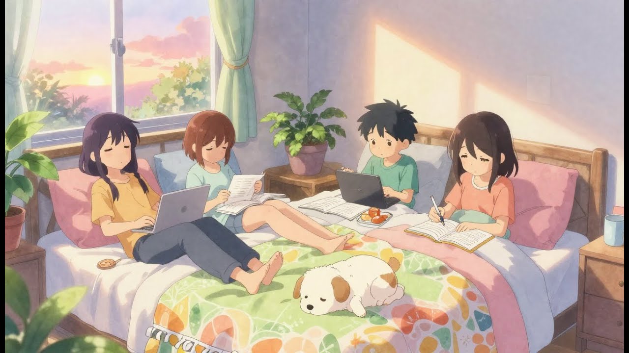 ☕ Chill Vibes: 15 Minute Study Lo-fi Mix with Flute 🎶