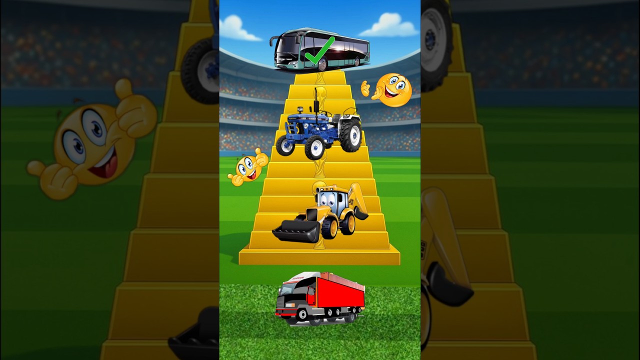 Truck JCB Tractor Bus Collection | Truck Collection | #tractor #jcb #truck #shorts #youtubeshorts