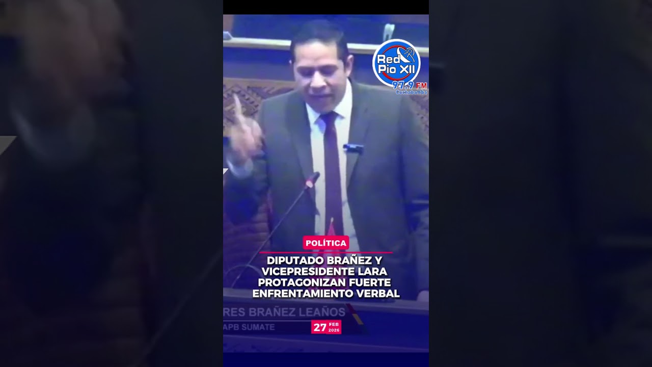 Tensión política: Diputado Brañez y Vicepresidente Lara protagonizan fuerte enfrentamiento verbal