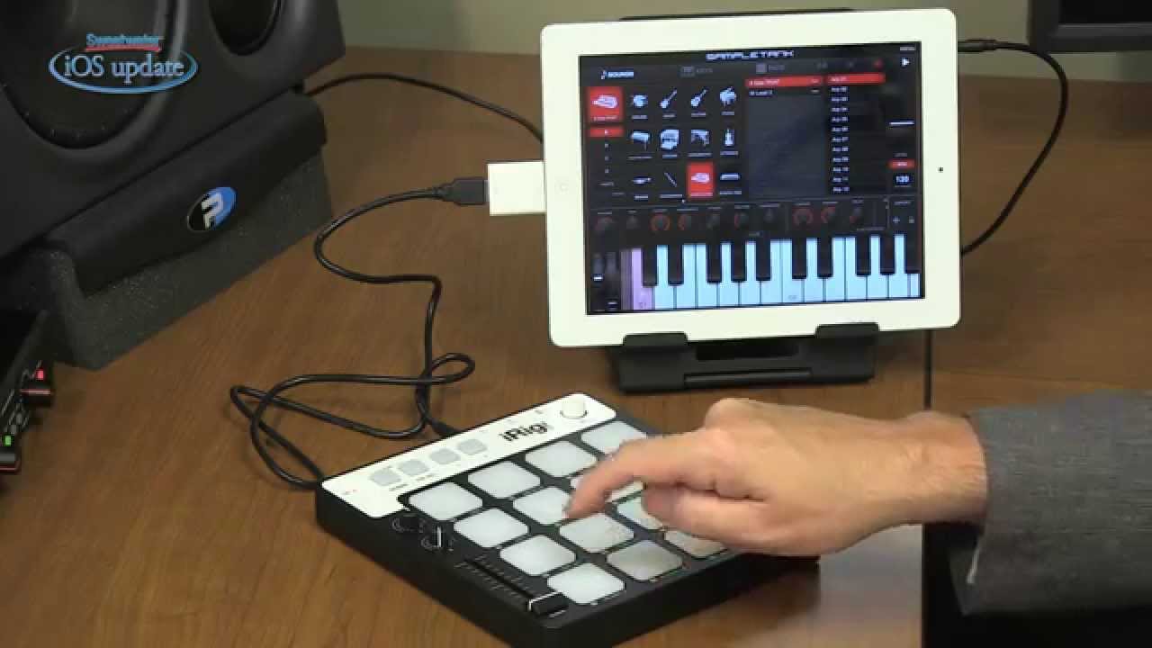 IK Multimedia iRig Pads USB Pad Controller Review - Sweetwater's iOS Update, Vol. 88