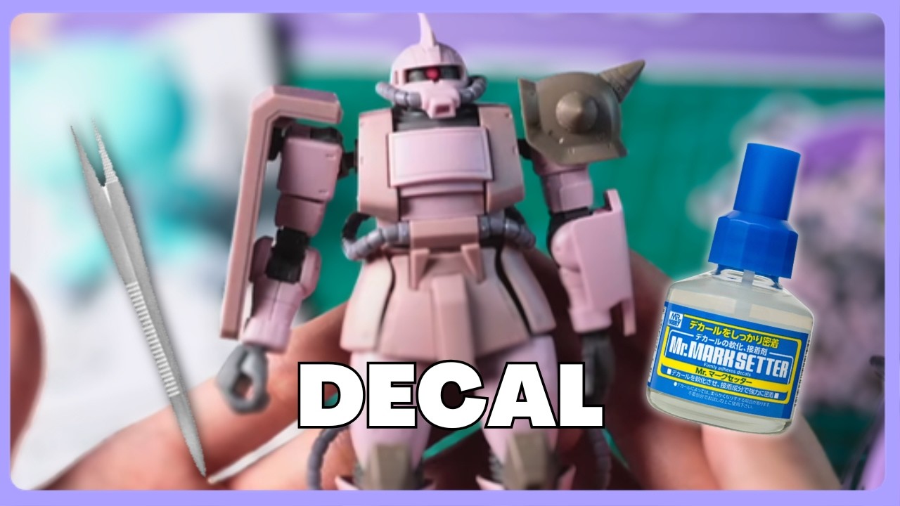 【GUNPLA】HG ZAKU DESERT TYPE PINK PANTHER FORCES - Build w/ Community