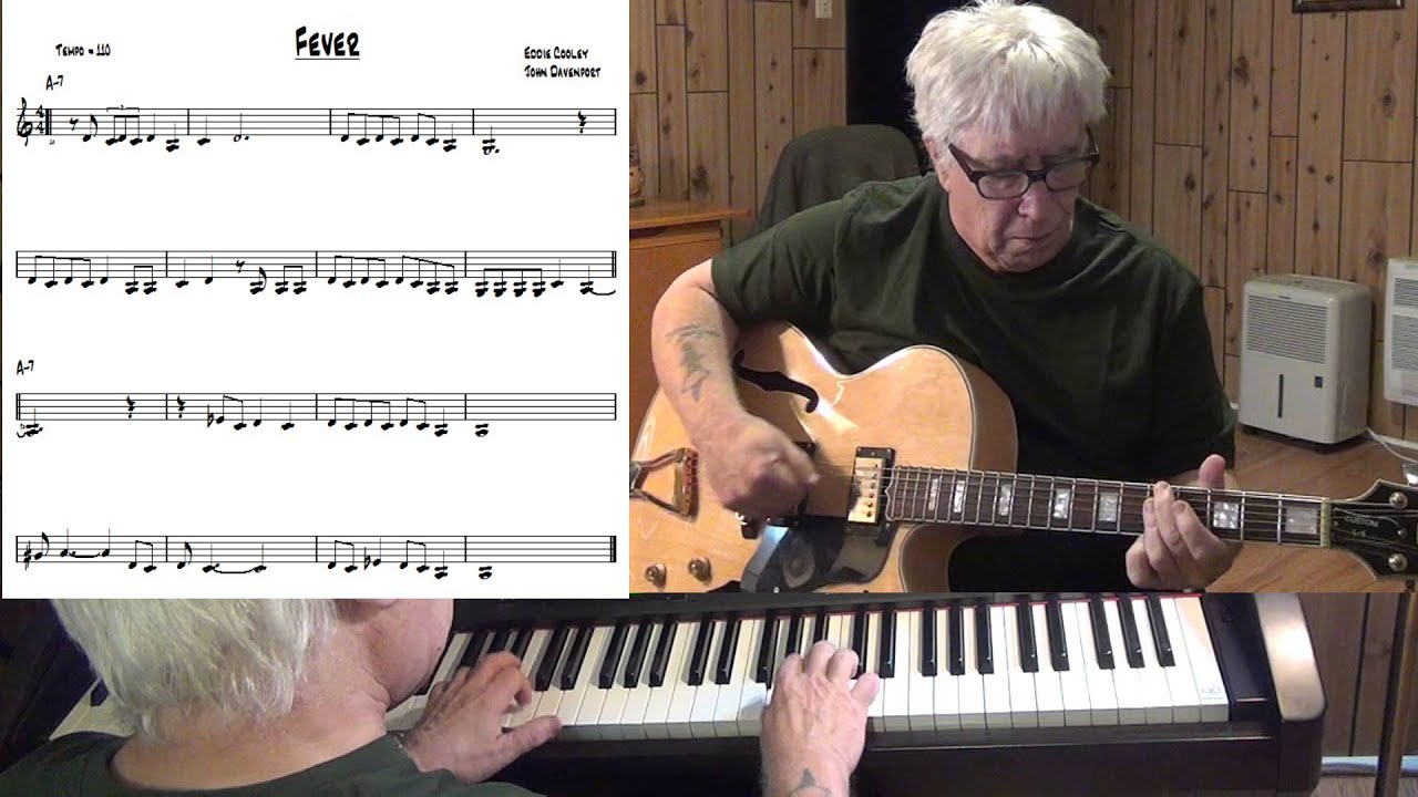 Fever - Jazz guitar & piano cover ( John Davenport & Eddie Cooley )