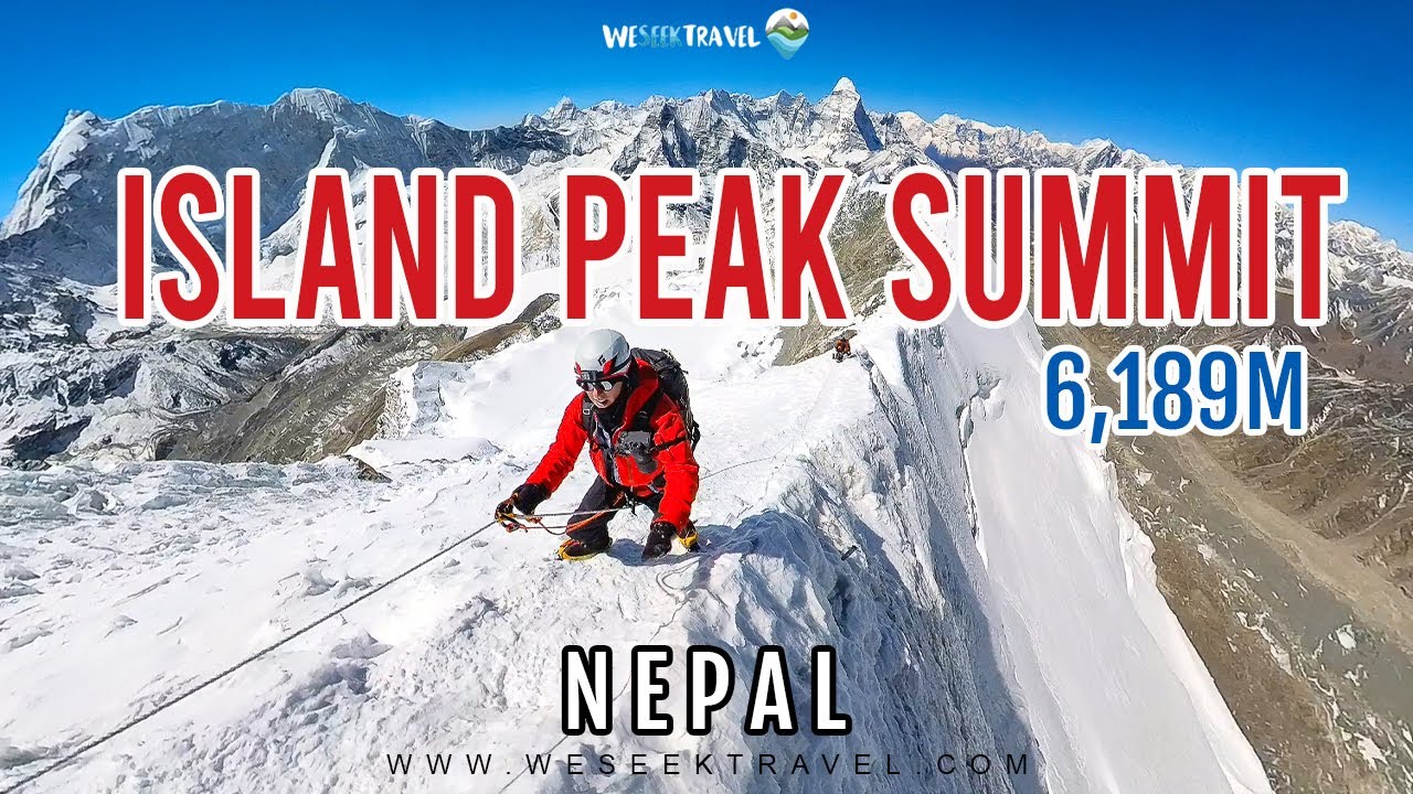 Climbing Island Peak Summit Ridge (6,189 m) - IMJA TSE NEPAL