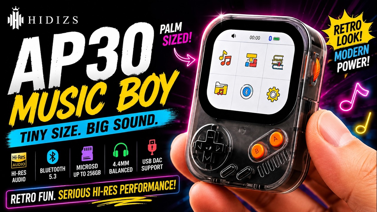 HIDIZS AP30 Music Boy Review &ndash; The Tiny Hi-Res Player That Brings Back the Fun! 🎵