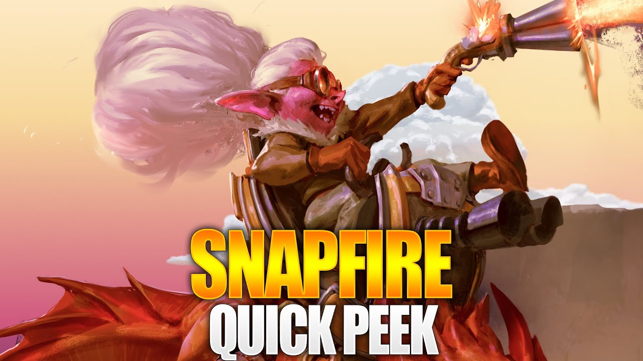 Dota 2 Quick Peek - Snapfire