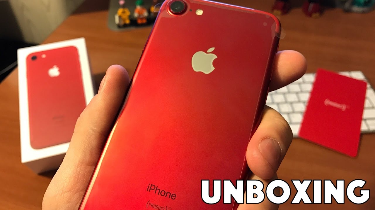 Смотрим на iPhone 7 (PRODUCT)RED Special Edition - лучший айфон для девушки?!