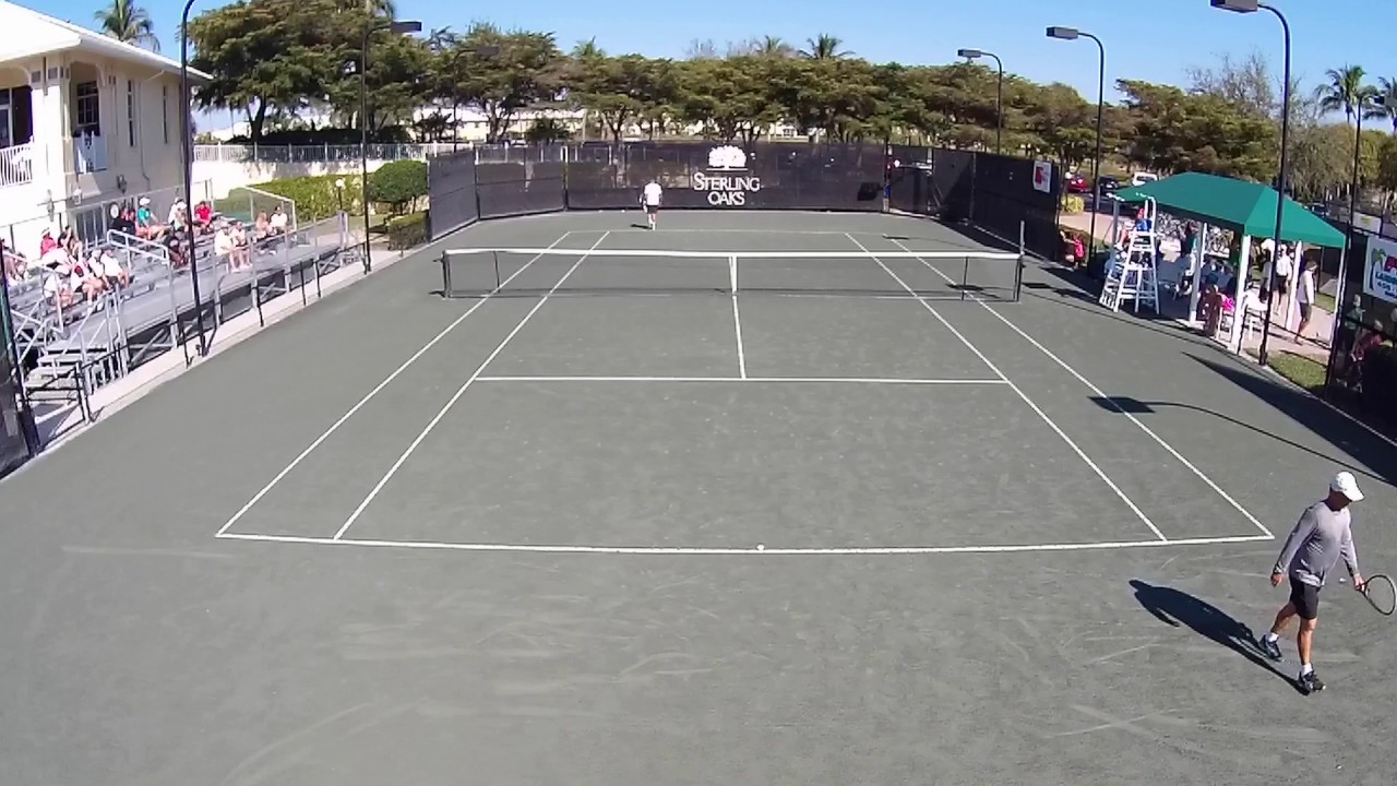 Men's 60 Singles Final, Sterling Oaks Category II - Great Senior Tennis!