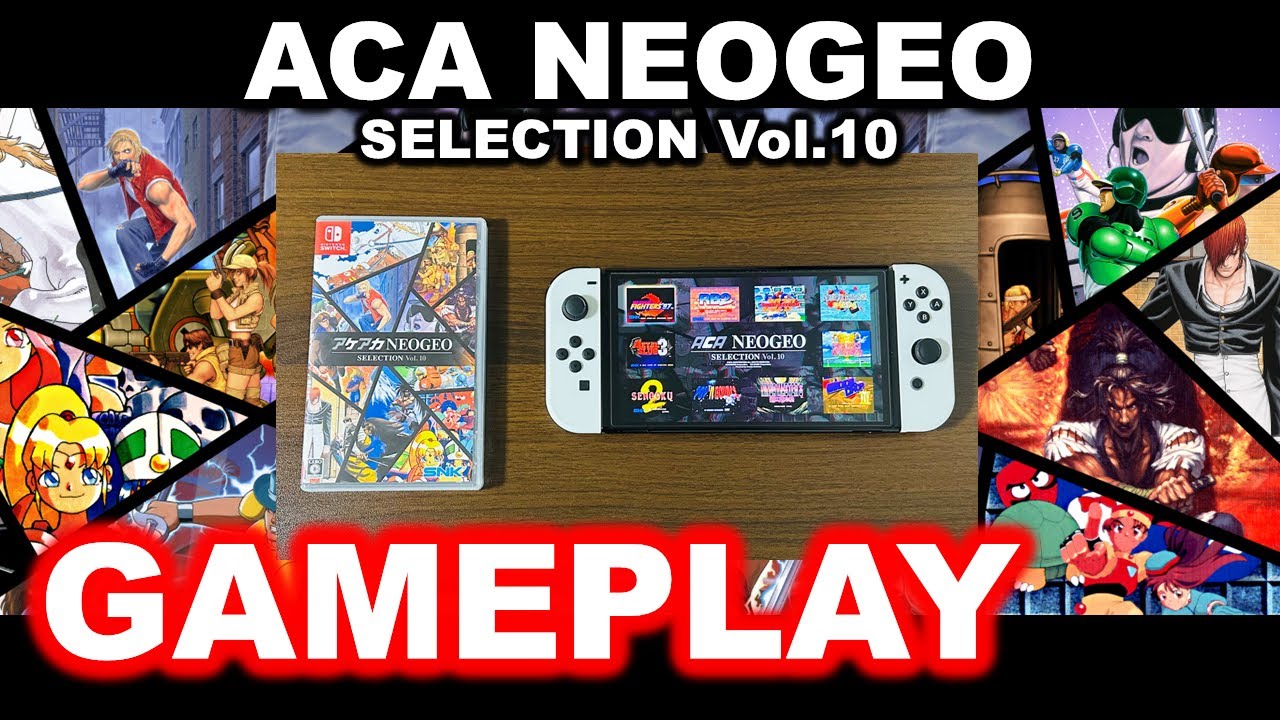【Gameplay】Playing all 10 games in ACA NEOGEO Selection Vol. 10