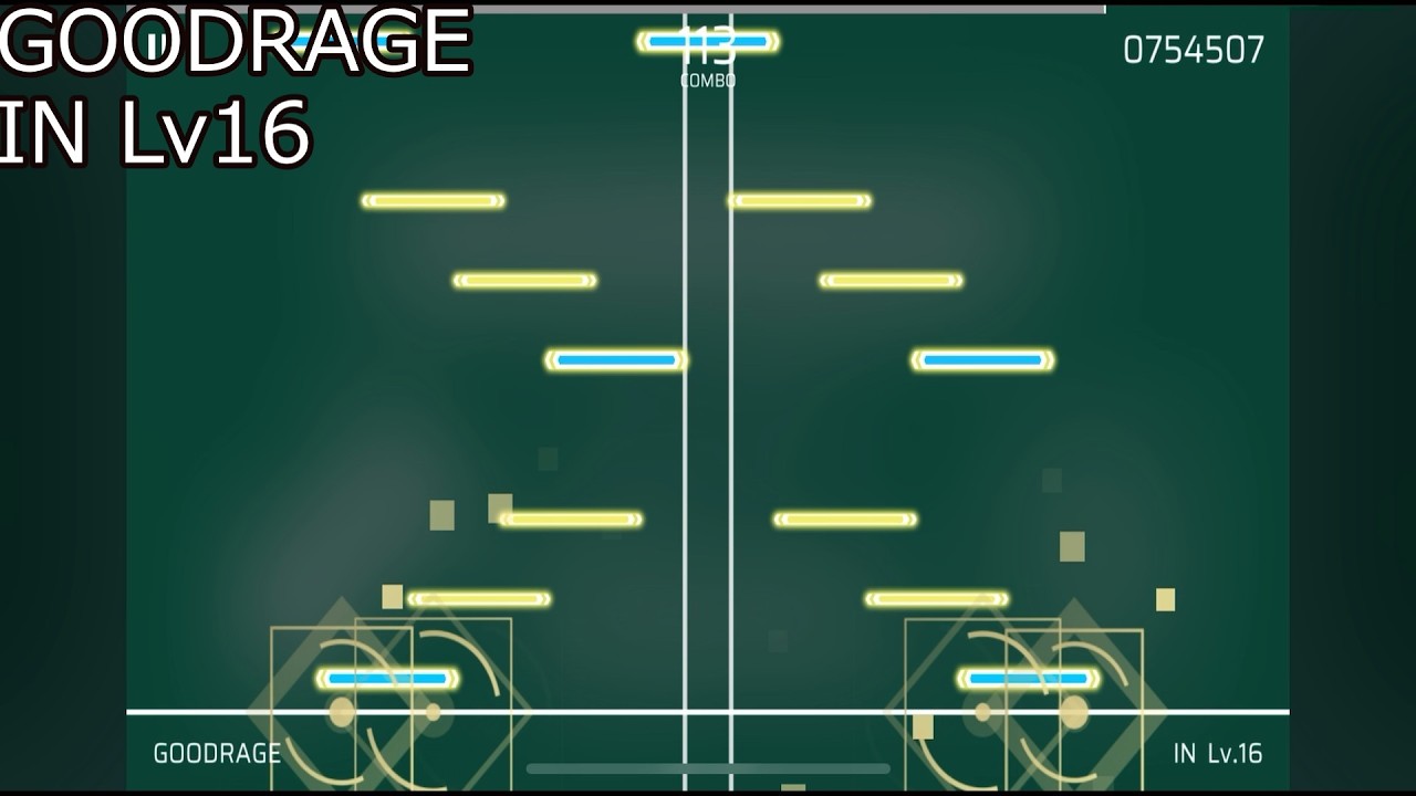 【Phigros】GOODRAGE ｜ IN Lv16｜スマホプレイ