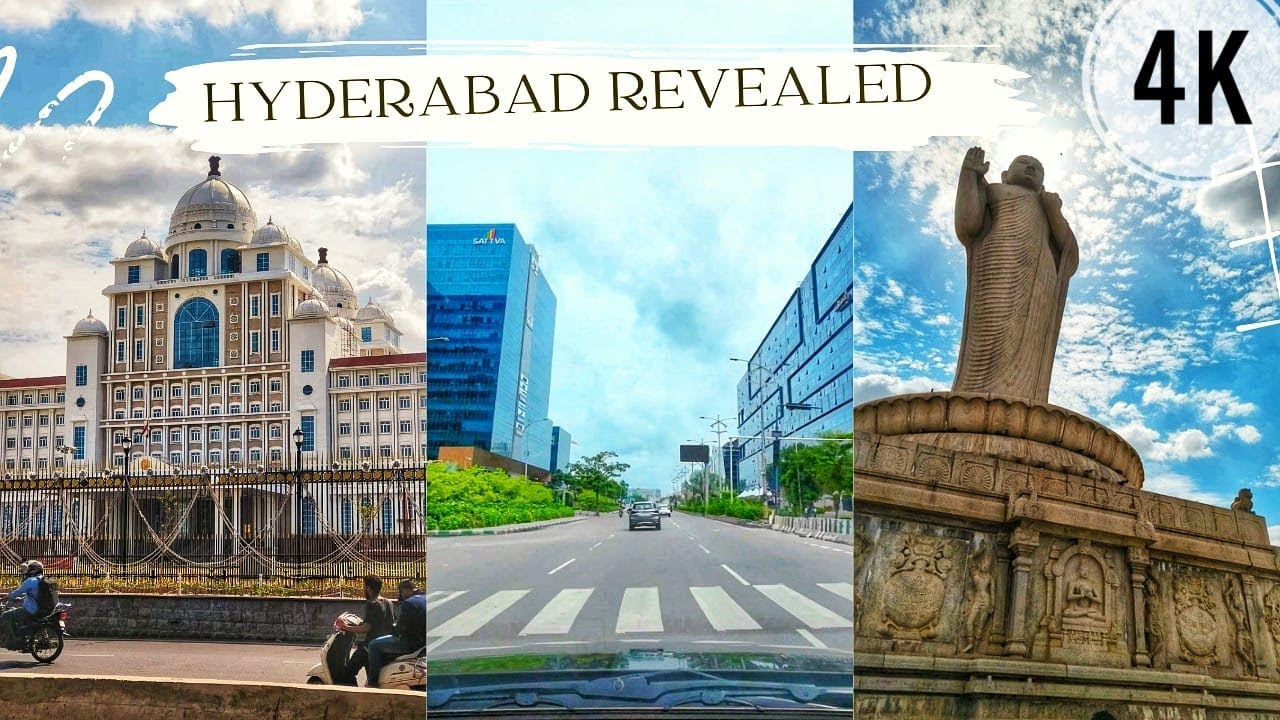 Hyderabad at it's Best | Exploring Hussain Sagar Lake & Durgam Cheruvu Bridge | 4K