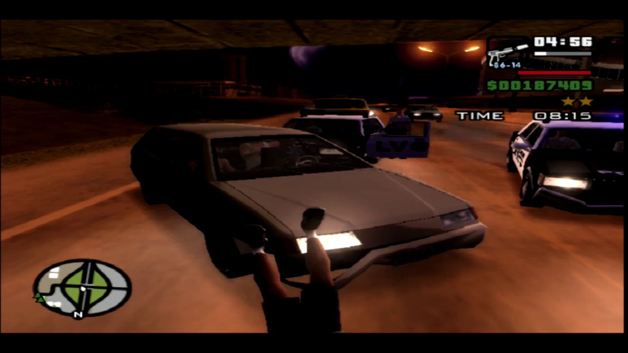 Grand Theft Auto: San Andreas PS2 Mission #85 Cop Wheels